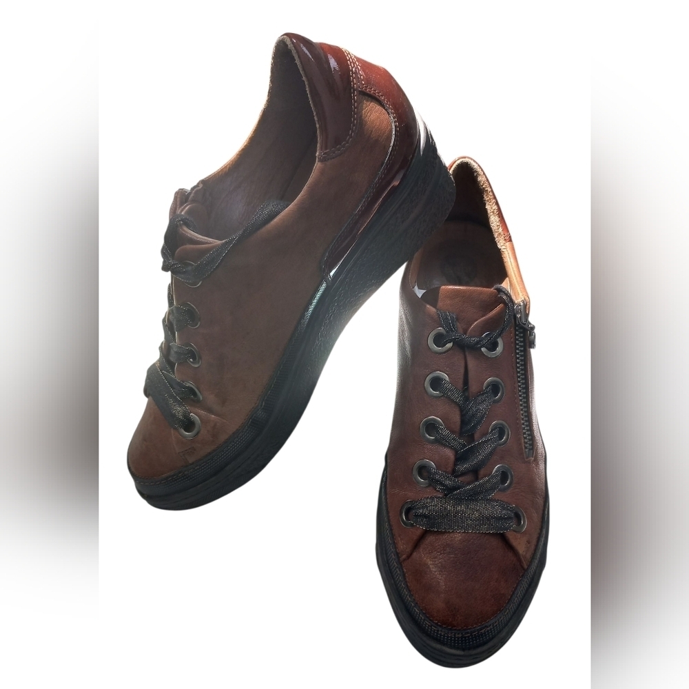 Softwave Women's Brown Leather Shoes Size 38 EU